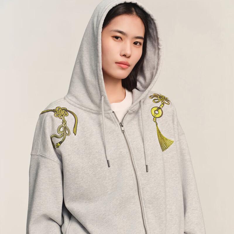 GAP Women's Embroidered Logo Loose Fit Hoodie