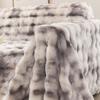 1PC Tie-Dye Colorful Bubble Imitation Rabbit Fur Plush Sofa Towel Suitable for Living & Bedding Room Thicken Warm Blanket
