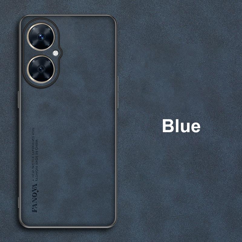 

Для Huawei Nova 11i Чохол Розкішний Шкіряний Чохол для Телефона з PU Шкіри Для Huawei Nova 11 Pro 11 SE Ультра Задня Кришка Силіконова Повний Захист Nova 11 Ultra синій