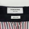 THOM BROWNE FGC402V-06146 Gray Plain Weave 4-Bar Pleated Mini Skirt Skirt 34 grayUsed