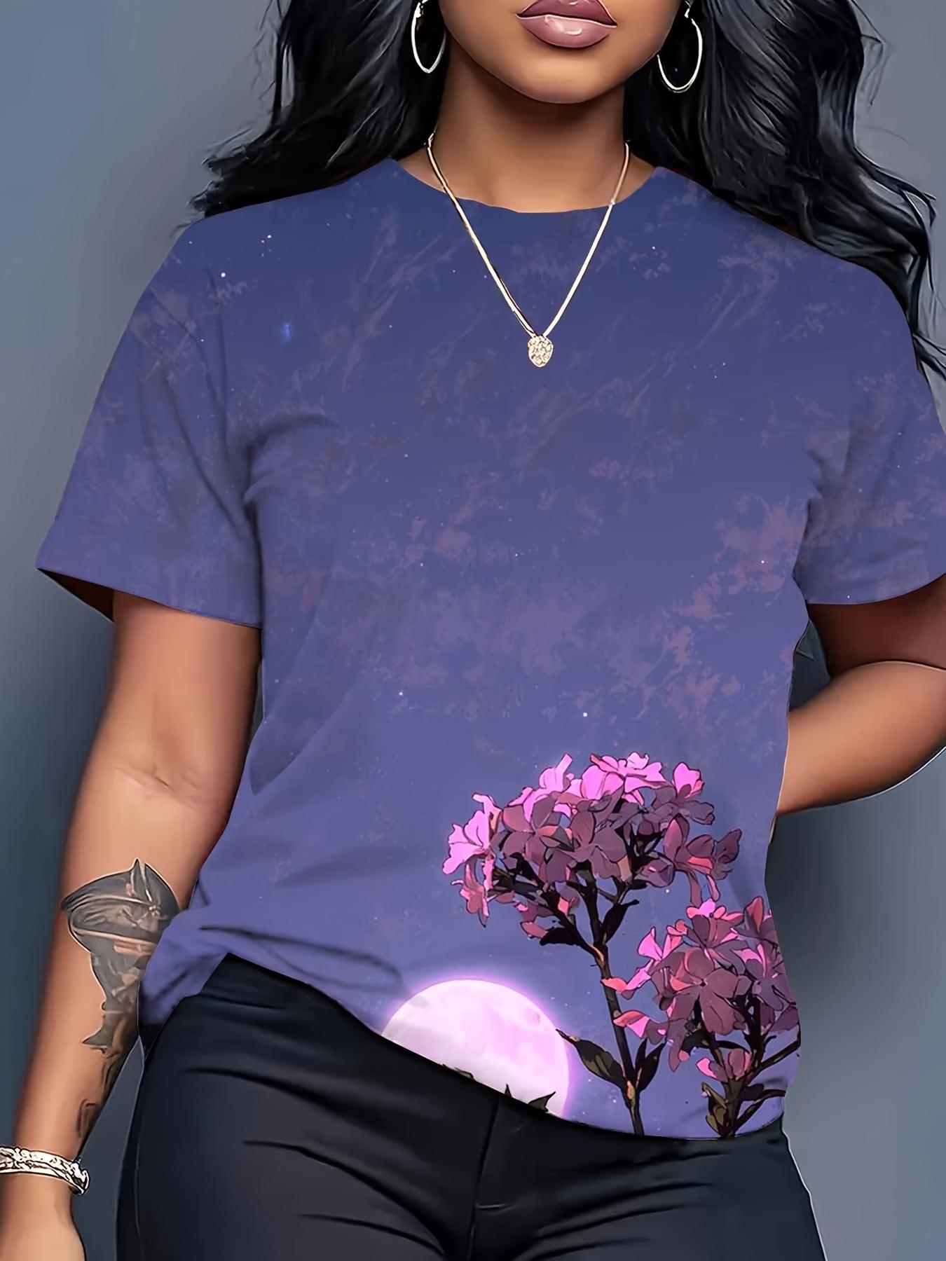 

Women S Vibrant Printed Neon T-Shirt. Suitable for Plus-Size Parties 2XL дубильна кора