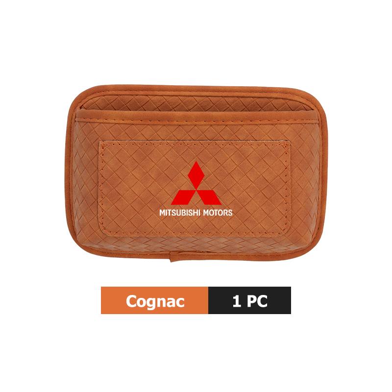 Self Adhesive Car Storage Pocket Sticky Organizer Bag Seat Back Side Door Box For Mitsubishi Outlander Lancer L200 ASX Pajero