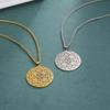 Dawapara Sri Yantra Mandala Sacred Geometry Pendant Necklace Chakra Energy Necklace Meditation Spiritual Jewelry Stainless Steel