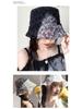 Women's Korean-Style Flower Lace Fisherman Hat with Face-Covering, Trendy Summer Sun Protection