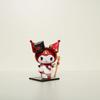 Kuromi & My Melody Hand-painted Poker Dolls: Trendy Heart Ornaments & Children's Gifts
