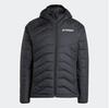 Куртка Adidas Terrex Multi Synthetic Insulated Hooded из синтетического волокна черно-серая