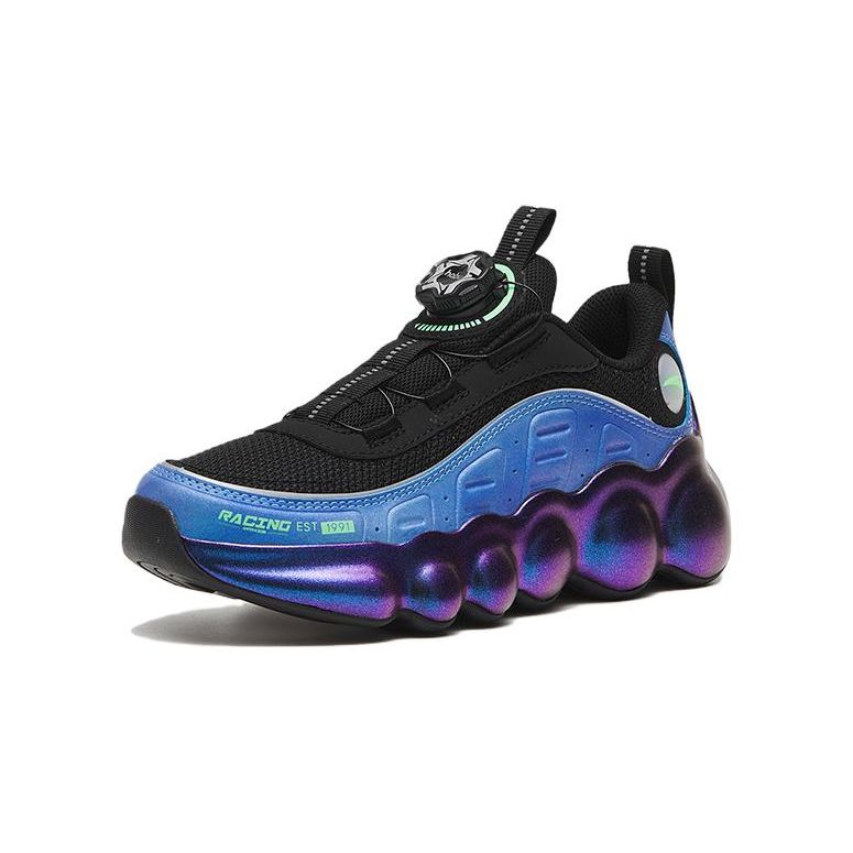 Anta Comfortable Versatile Shock Absorbing Durable Kids Casual Shoes Kids Casual Shoes Black Blue 312318813-4