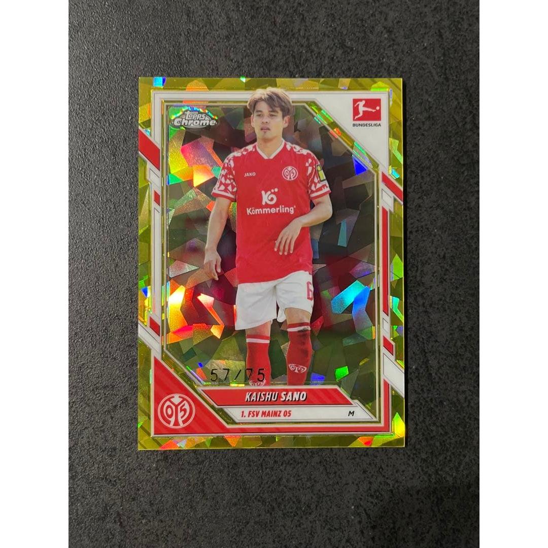 Used 2025/26 Topps Chrome Bundesliga Kaishu Sano Japan National Team /75
