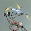 5pcs 3V Miniature Street Lamp Model Stainless Steel Model Making Led Light Table Scene Layout Kits