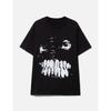Summer Printed Metal Rock Peripheral Men's and Women's Short-sleeved T-shirts, Pure Cotton Loose Summer Tops