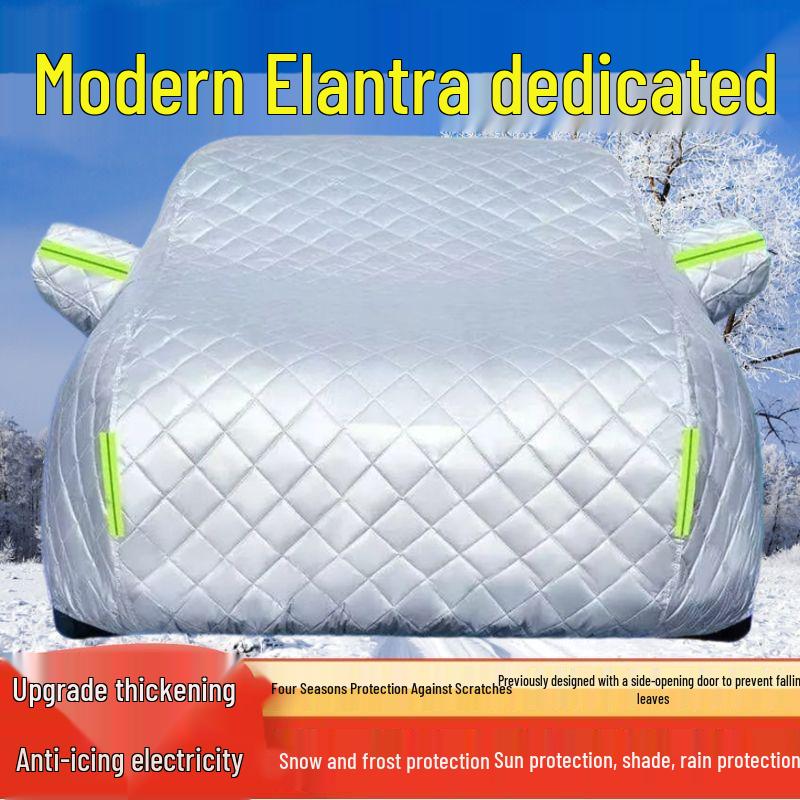 

Hyundai Elantra Car Cover - Sun, Rain, Snow, & Hail Protection for Older Models Thickened Hail Protection All-Season