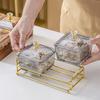 Sikezhuo Light Luxury Divided Glass Serving Platter