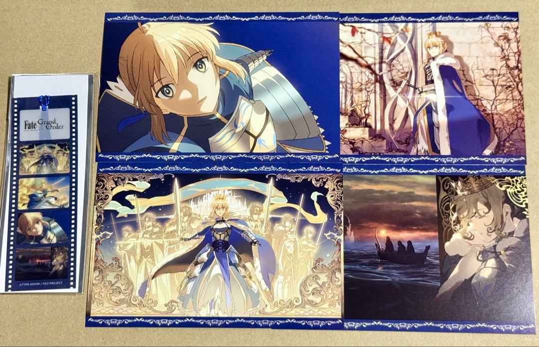 

[USED] Fate/Grand Order Film Frame Bookmark Postcard Artoria