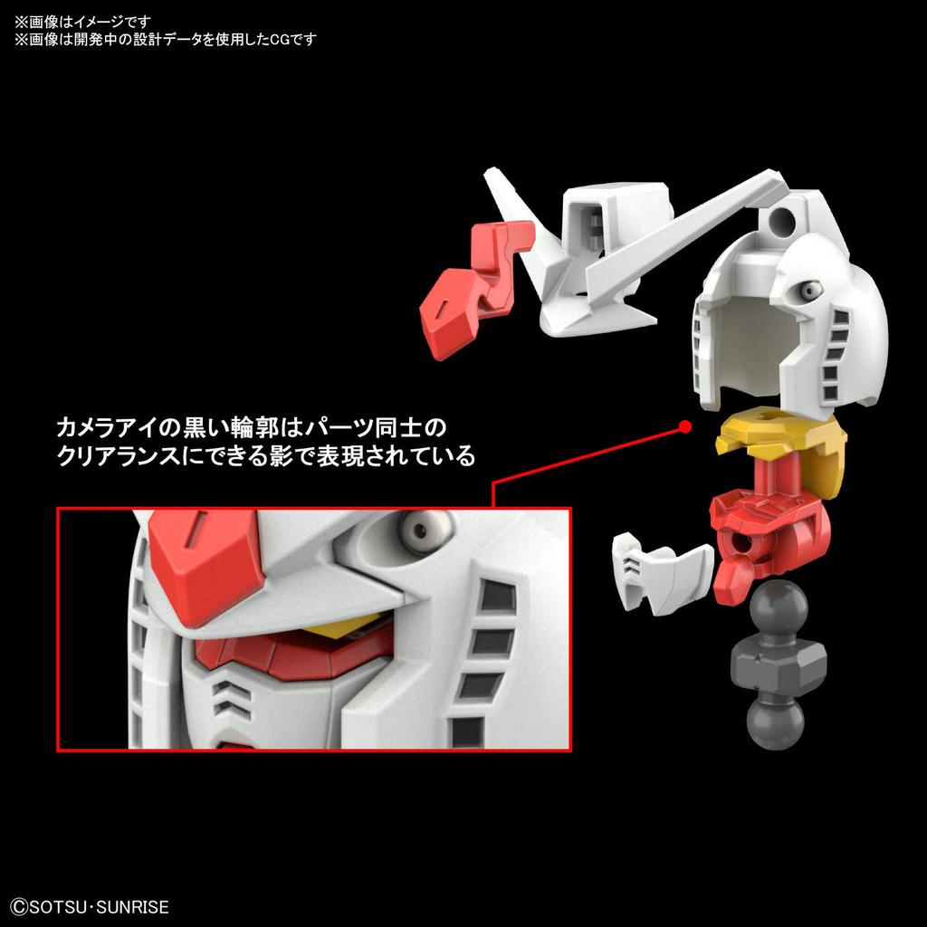 ENTRY GRADE Mobile Suit Gundam Gundam Package Scale Plastic Model RX-78-2 (Light Ver.) 1/144 Color-coded