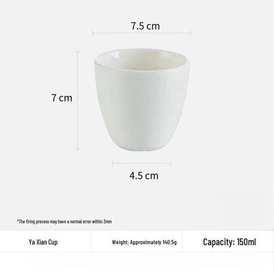Shangqi Elegant Line Ceramic Teacup Set