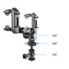 360 Adjustable Car Rearviews Mirror Camera Holder for Sports Action Cameras with AntiShake Mounting Bracket