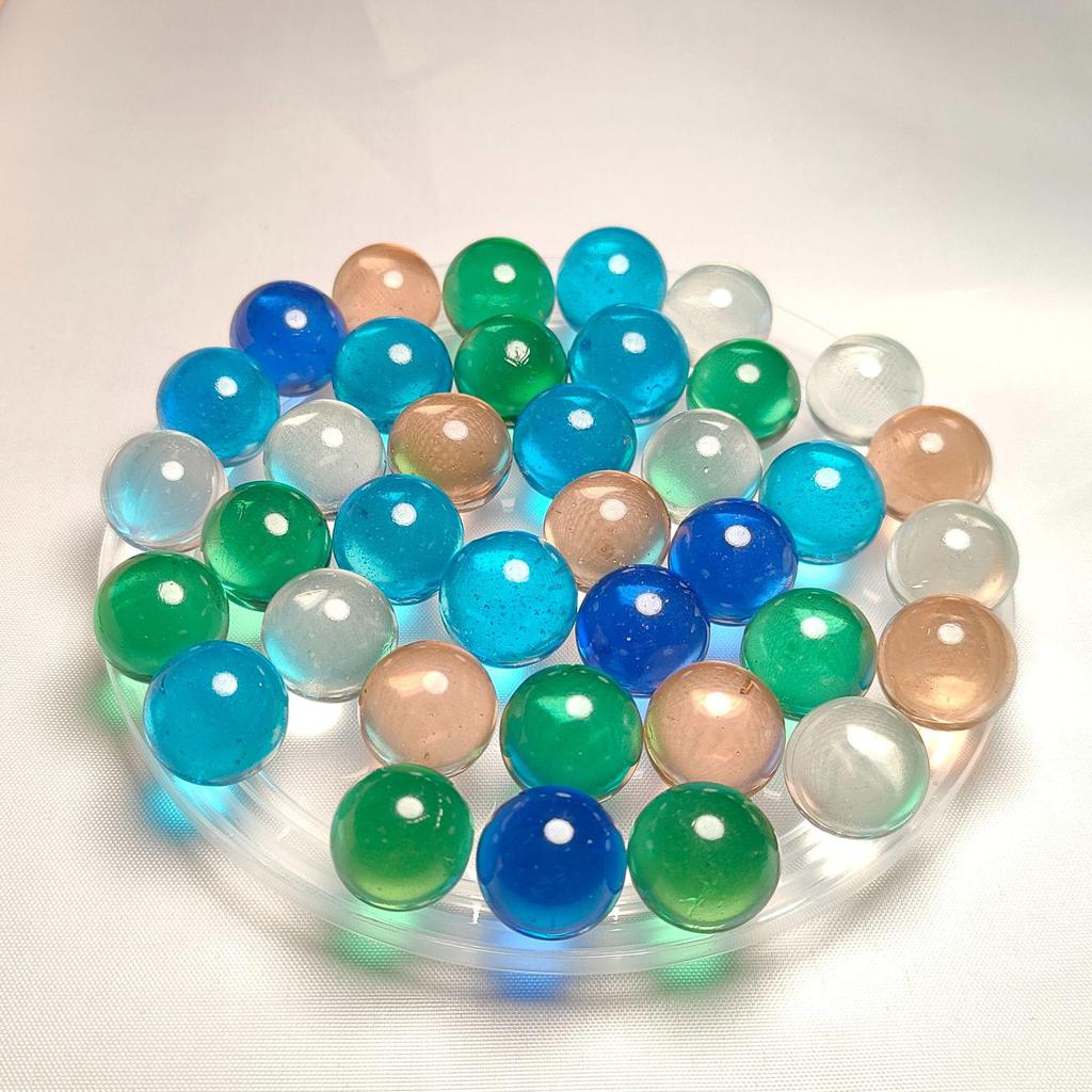 Colored Matte Frosted Glass Beads for Vase or Fish Tank Decoration