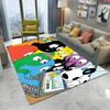 Tappeto Cartoon Anime Famiglia Barbapapa per Casa Soggiorno Camera da Letto Divano Zerbino Decorazione, Tappeto per Area Bambini Tappetino Antiscivolo