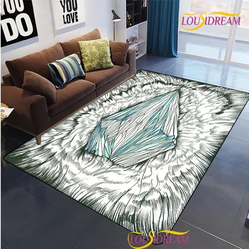 Moderner Markenteppich für Wohnzimmer, Schlafzimmer, Tischdekoration, Küchentür, rutschfeste Fußmatten, Alfombra Geburtstagsgeschenk