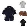 Kids Casual Long-Sleeve Set, Comfortable Daily Wear Outfits