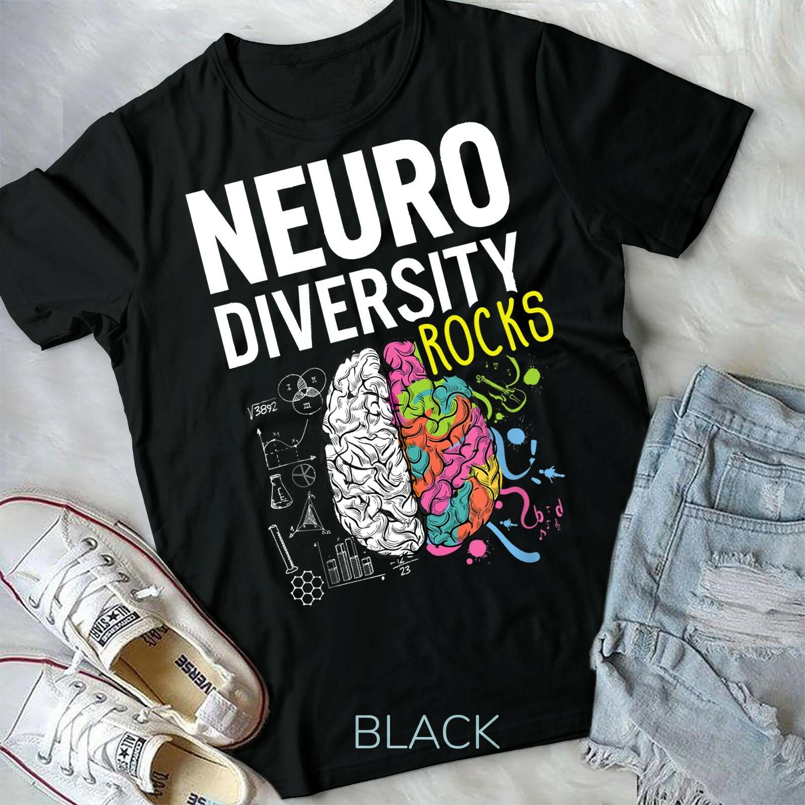 Neurodiversity Brain Rocks GifT-shirt Autism Awareness Unisex Youth T-shirt L
