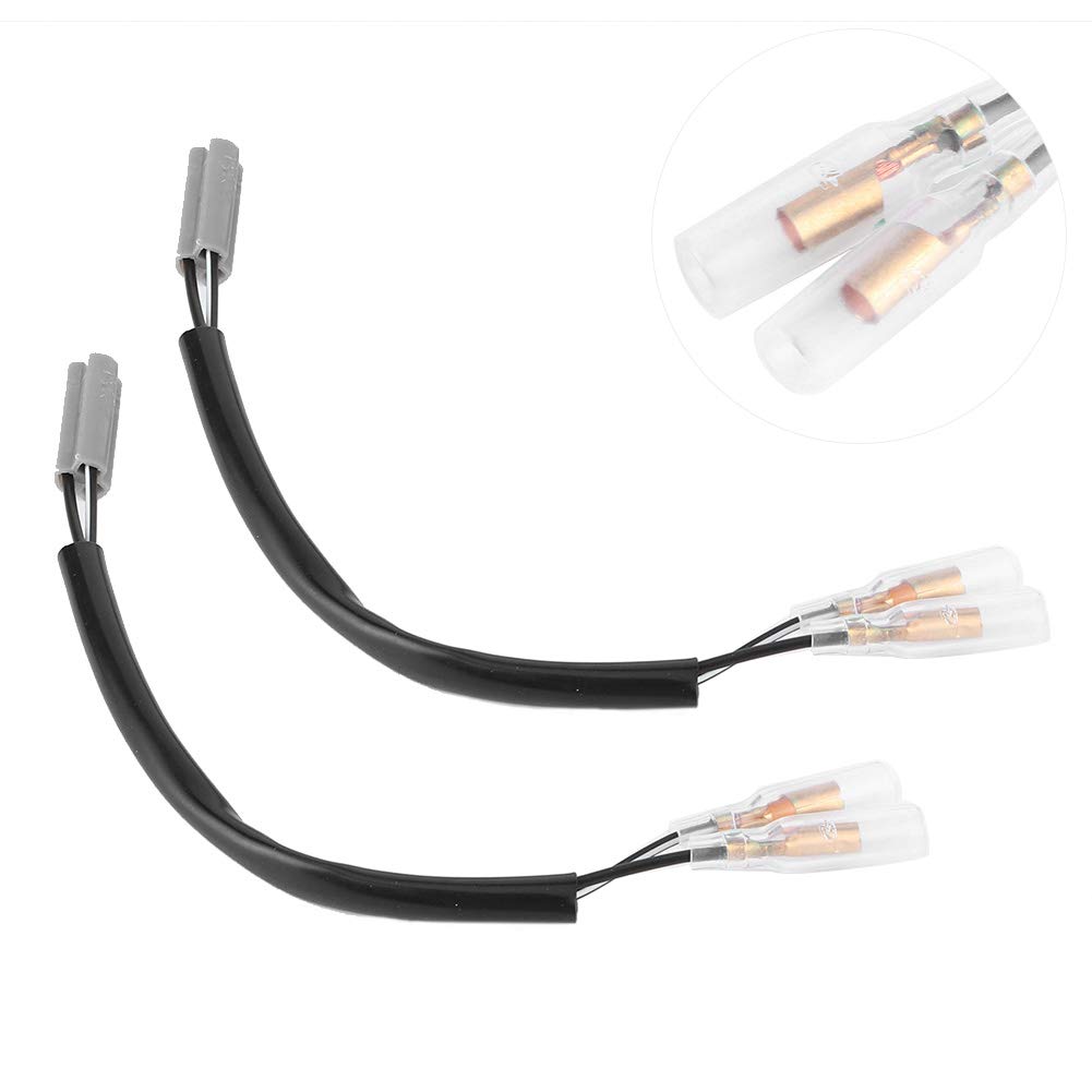 for Turn Adapter Replacement, 7.5in Turn Wiring Adapter Plug Motorcycle Parts Lights Retrofit for YZF‑R6 YZF‑R1 FZ6 FZ10