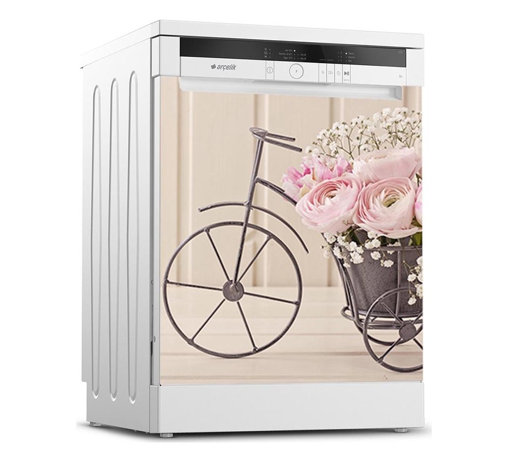 36 Style Dishwasher Decoration Sticker DIY Kitchen Wallpaper Peel and Stick Vinyl Wall Decal LandscapeFlower Mural For Home Decor