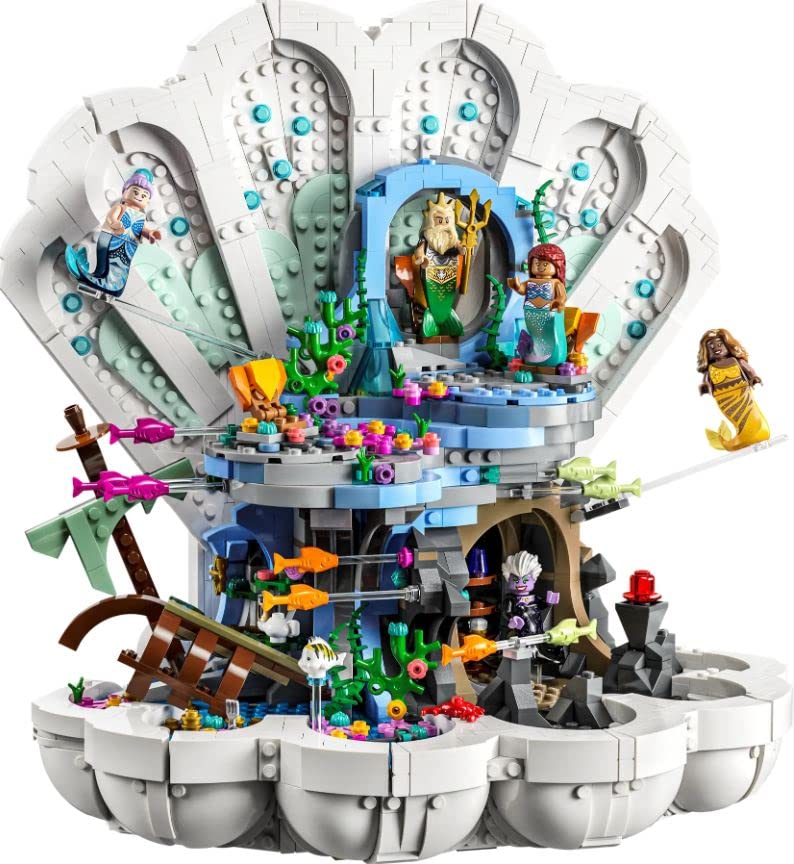 LEGO Disney Princess Little Shell Palace 43225 Toy Disney Block Present Princess Girls Adults Mermaid's