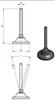 Adjustable furniture foot M10 Fi32/50 articulated base 20 PCS