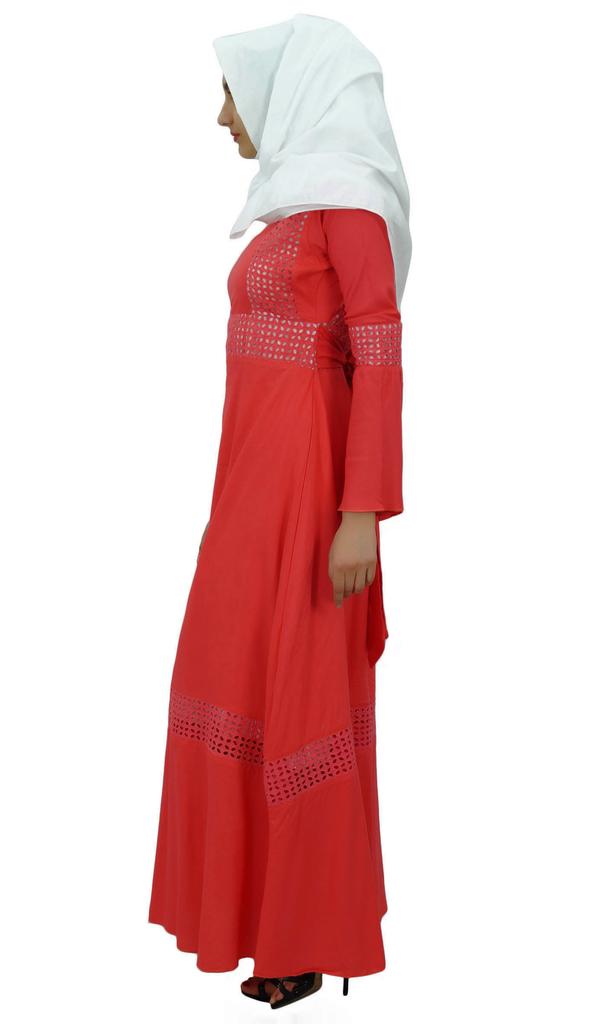 Bimba Womens Muslim Pashmina Maxi Kimono Sleeve Abaya Dress Jilbab With