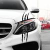 Autocolant auto, semne reflectorizante cu gheare de monstru, dungi pentru zgârieturi, autocolanți pentru faruri, semne pentru labe de dinozaur raptor, accesorii pentru mașină