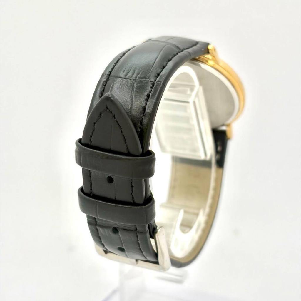 SEIKO Spirit Watch Gold 621017 New Strap [New Battery] Men's 5E21-6C00