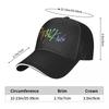 Rainbow Logo Baseball Caps Hip Hop Kpop Korean Music Sandwich Caps Men Women Adjustable Dad Hat Outdoor