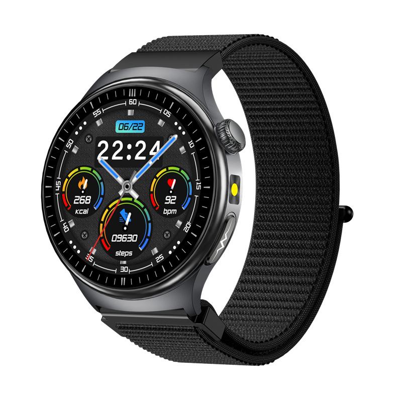 Men TK27 Smart Watch AMOLED ECG Health Monitoring Outdoors Flashlight Bluetooth Calling Sports Fitness Tracker Smartwatch