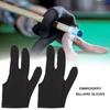 Breathable Pool Cue Gloves Black Billiards Glove Three-finger Gloves  Fitness Sports Accessories