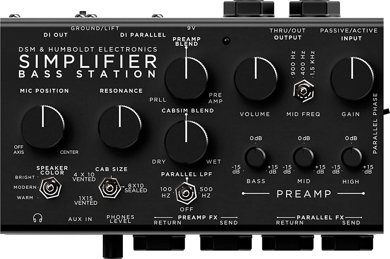 

DSM Noisemaker Simplifier Попередній підсилювач басової станції