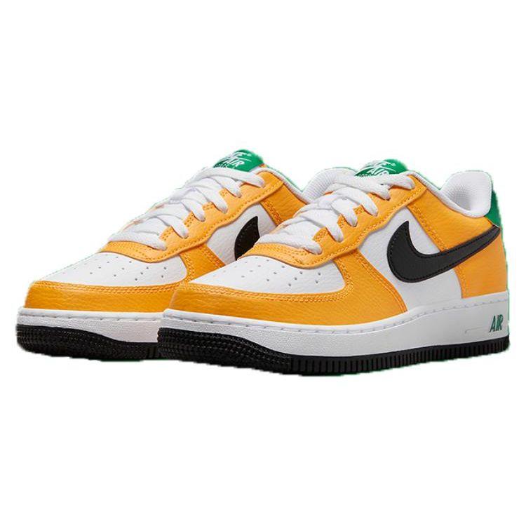 Nike Air Force 1 Low GS Oakland Athletics Kids Sneakers Gold University-Gold Malachite FN8008-700