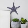 Large Resin Sea Star Wall Hanging Decor Mediterranean Style 2Pcs for Home