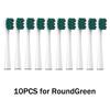 10 bucăți capete de periuță de înlocuire pentru aspirator pentru Usmile Y1S/Y4/U1/U2/U3/P1/P4 Gamă completă moale DuPont Sonic duze de curățare pentru periuță de dinți electrică