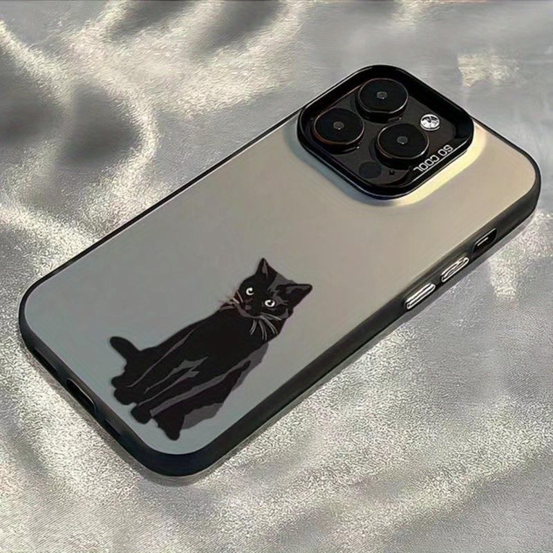 Black Cat Pattern Phone Case For iPhone 11 12 13 14 15 16 17 XS XR X 12 13 Plus Pro Max SE series Anti fall durable beautiful gorgeous