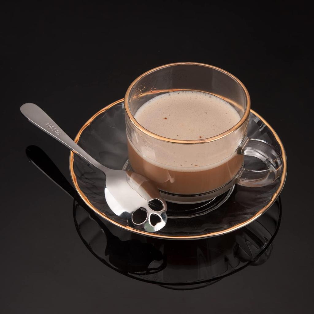 1PCS Coffee Spoon Creative Skull Shape Teaspoon Stainless Steel Tableware Dessert Coffee Scoop For Tea Sugar Christmas Gifts