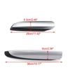 Roof Rack Rail End Cover, 4Pcs Roof Rack Cover Shell Cap Replacement for Toyota RAV4 XA40 2013 2014 2015 2016 2017 2018 Car Acce