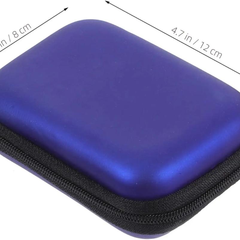 Card Case,Travel Storage Bag Charging Case for Earphone Package Zipper Bag Portable Travel Cable Organizer Electronics Storage