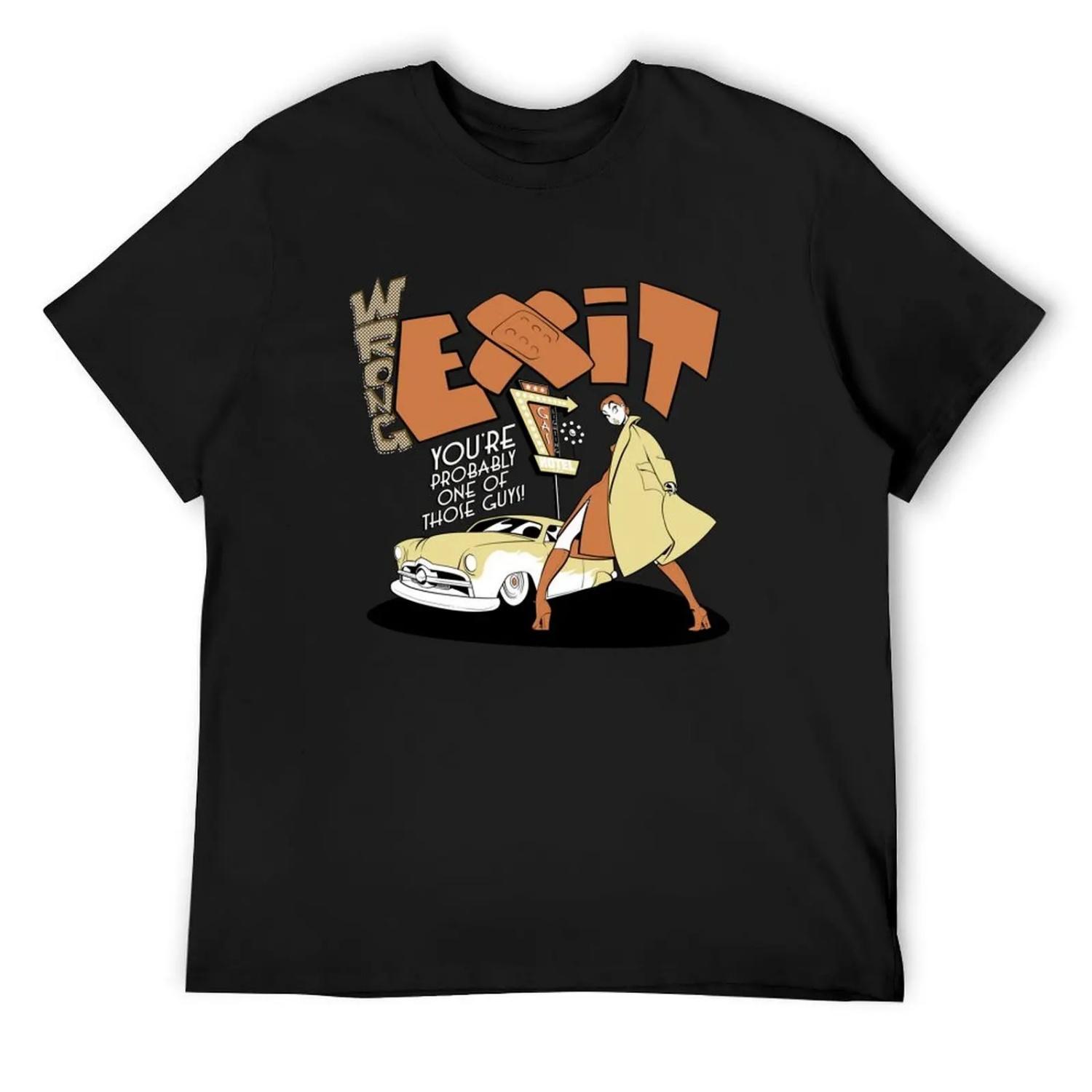 

Exit - orange_blue T-Shirt designer shirts custom t shirt Funny t-shirts graphic shirts mens shirts graphic tee XXXXXL чорний
