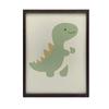 Plakat Uśmiechnięty Dinozaur Plakat Uśmiechnięty Dinozaur, 50X70 Cm, Bez Ramy, Płótno Premium Na Blejtramie