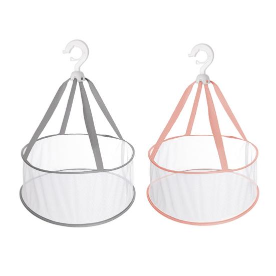 Mesh Drying Basket Hanging Breathable Organizer With 360-Degree Rotating Hook