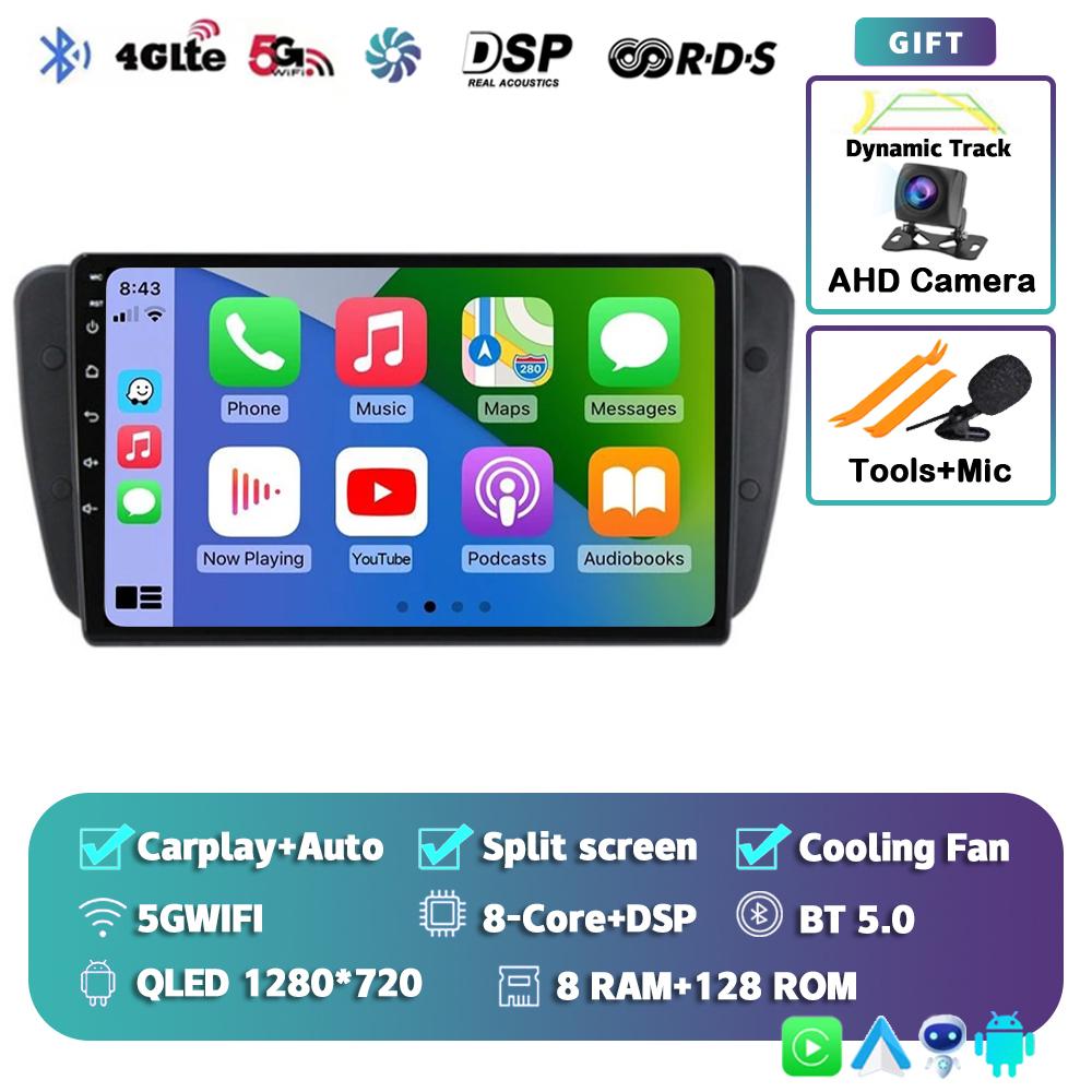 Android 14 Car Radio For Seat Ibiza MK4 6J SportCoupe Ecomotive Cupra 2009 2010 2011 2012 - 2016 Multimedia Video Player Stereo