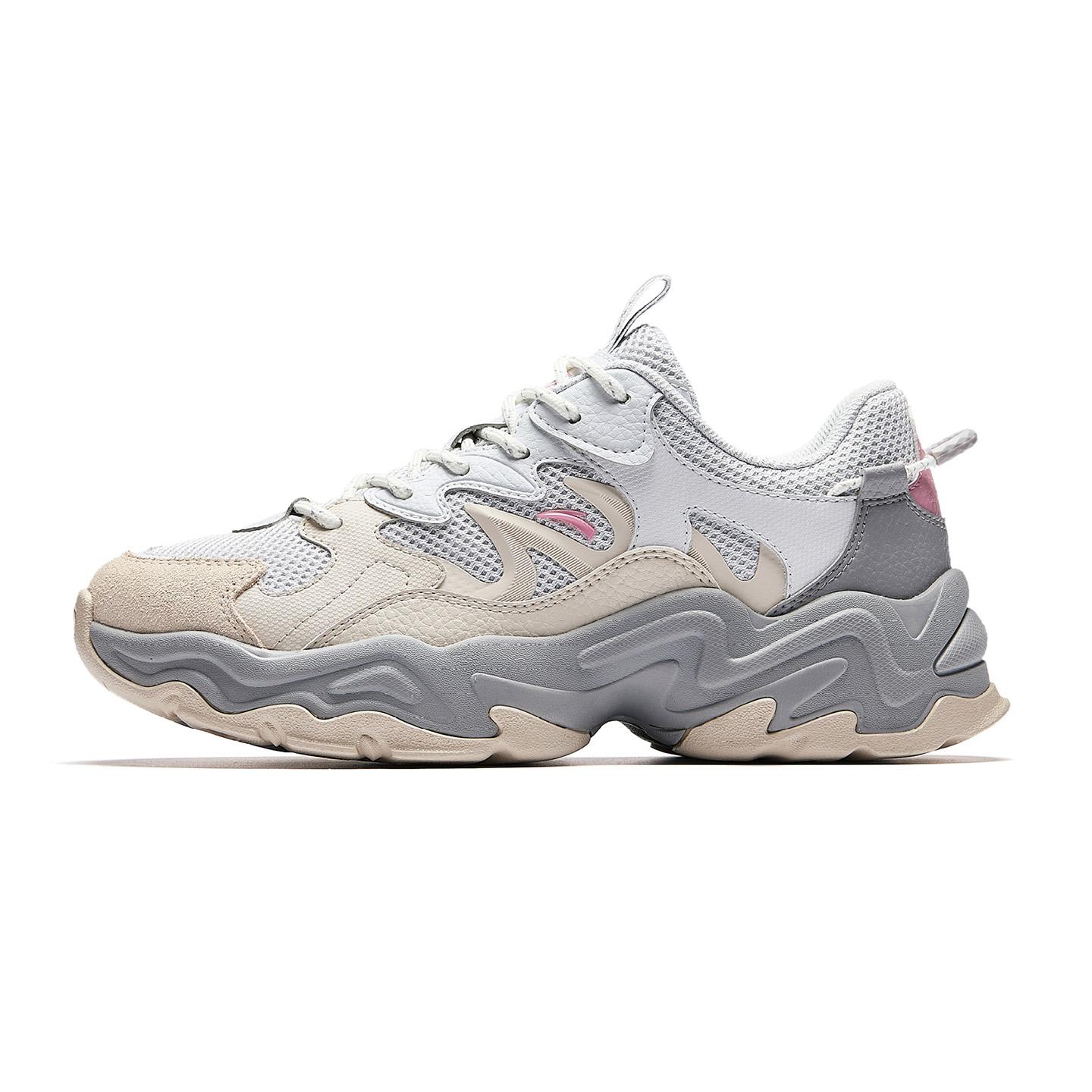 

Anta Star Tracing Slip Resistant Abrasion Resistant Casual Shoes Women s Sand Grain Gray/Chalk 922548831-1 36