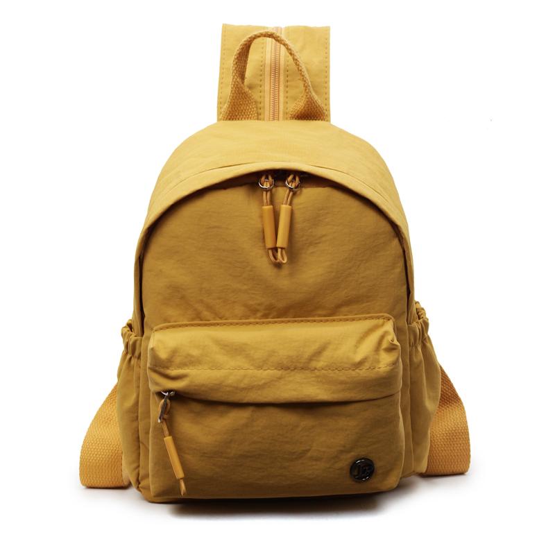 Backpack Women's Multi-use Single-shoulder Lightweight Solid Color Mini Backpack Sport Chest Bag