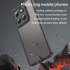For Motorola Edge (2025) 5G Case Drop Proof Airbags Frosted Translucent PC + TPU Phone Back Cover